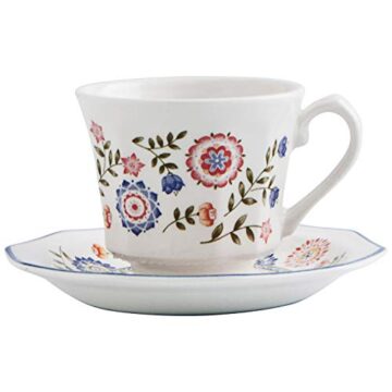 Churchill Estuche 2 Tazas con platillo 16Cl Bengal, Loza Inglesa, Multicolor, 2.81 cm