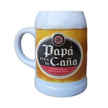 MI Jarra Ceramica Frase Papa Eres LA CAÑA, Cerveza Especial para UN Papa Genial Regalo Padre Regalo Abuelo