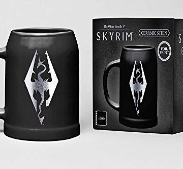 The Elder Scrolls V – Skyrim – Dragon Symbol Unisex Jarra de Cerveza multicolor, cerámica,
