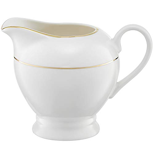 Ambition 23063 Aura Gold – Jarra de leche (300 ml, porcelana), diseño elegante y moderno