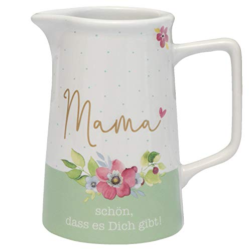 GRUSS & CO 46880 Mama Schön dass es dich gibt – Jarra (porcelana, 300 ml)