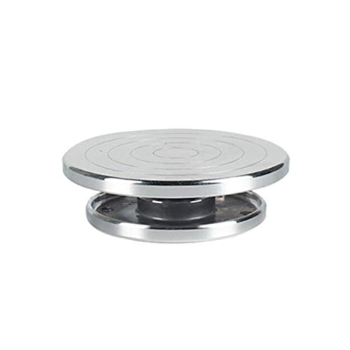 Torno De Alfarero 12/15 cm de doble cara Use la placa giratoria de la aleación de aluminio para la plataforma de cerámica de la plataforma de la escultura de la plataforma de la alfarería con las herr