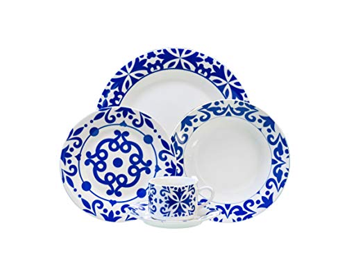 Vajilla de porcelana de 6 servicios 30 piezas, con un diseño elegante para su mesa. Bengoa gourmet Tools